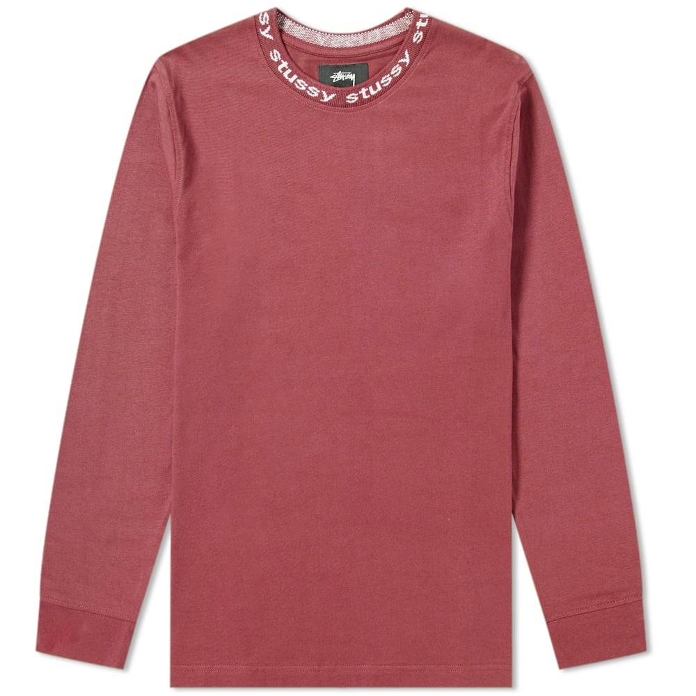 Stussy “Owen” Mock Neck Long Sleeve Tee